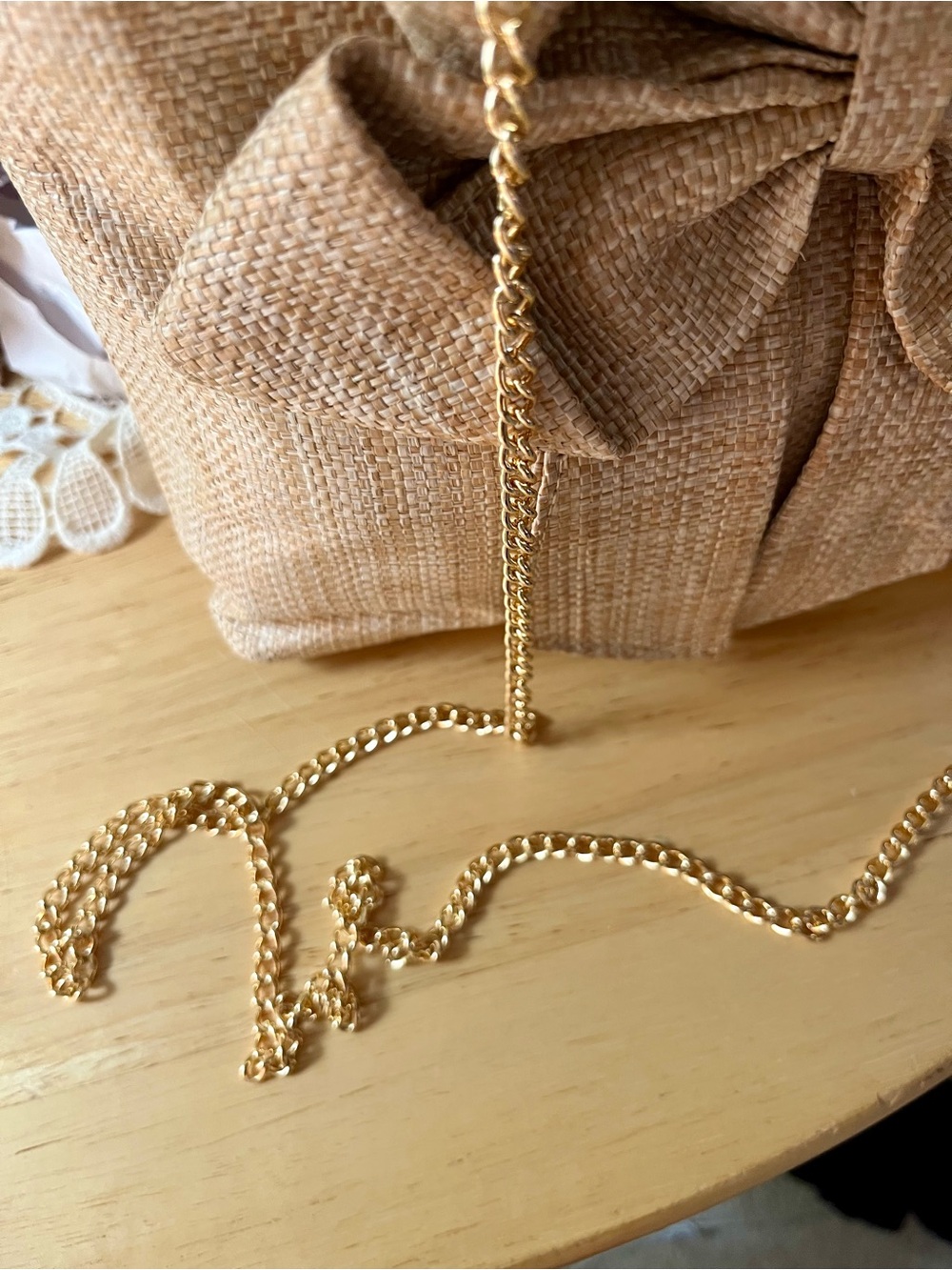 Tommy Bahama Natural Straw Tote with Decorative Bow - Picture 5 of 5